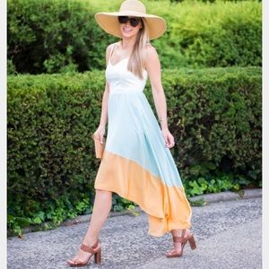 High low dress from Anthropologie
