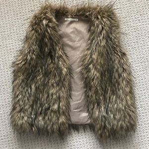 Boutique faux fur vest