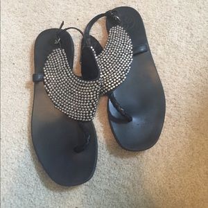 Black BCBG sandals