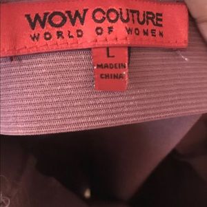 High waisted Bodycon blush skirt -size Large