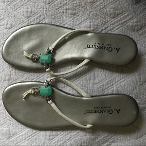 Silver Sandals