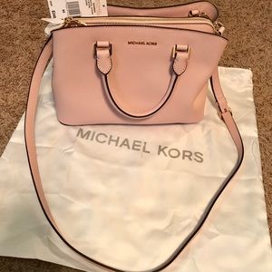 Michael Kors Blush Pink Blossom Handbag