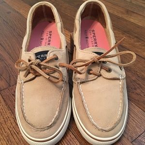 Women's Leather Sperrys, Size 7 1/2