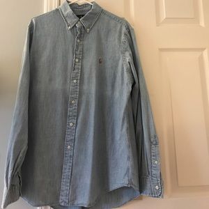 Polo Ralph Lauren Blue Jean Dress Shirt
