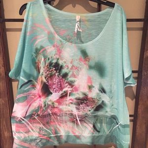 Cold shoulder Seven Luxe blouse