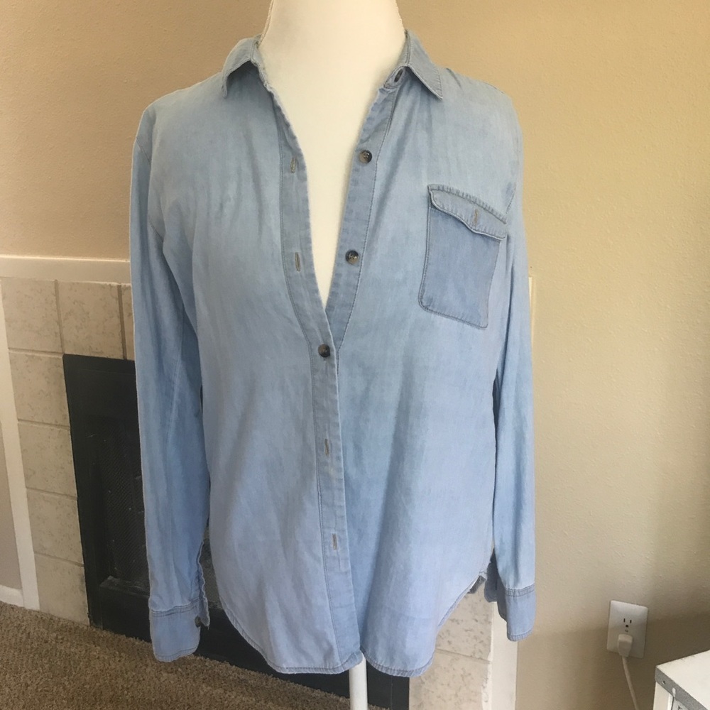 Chambray Top
