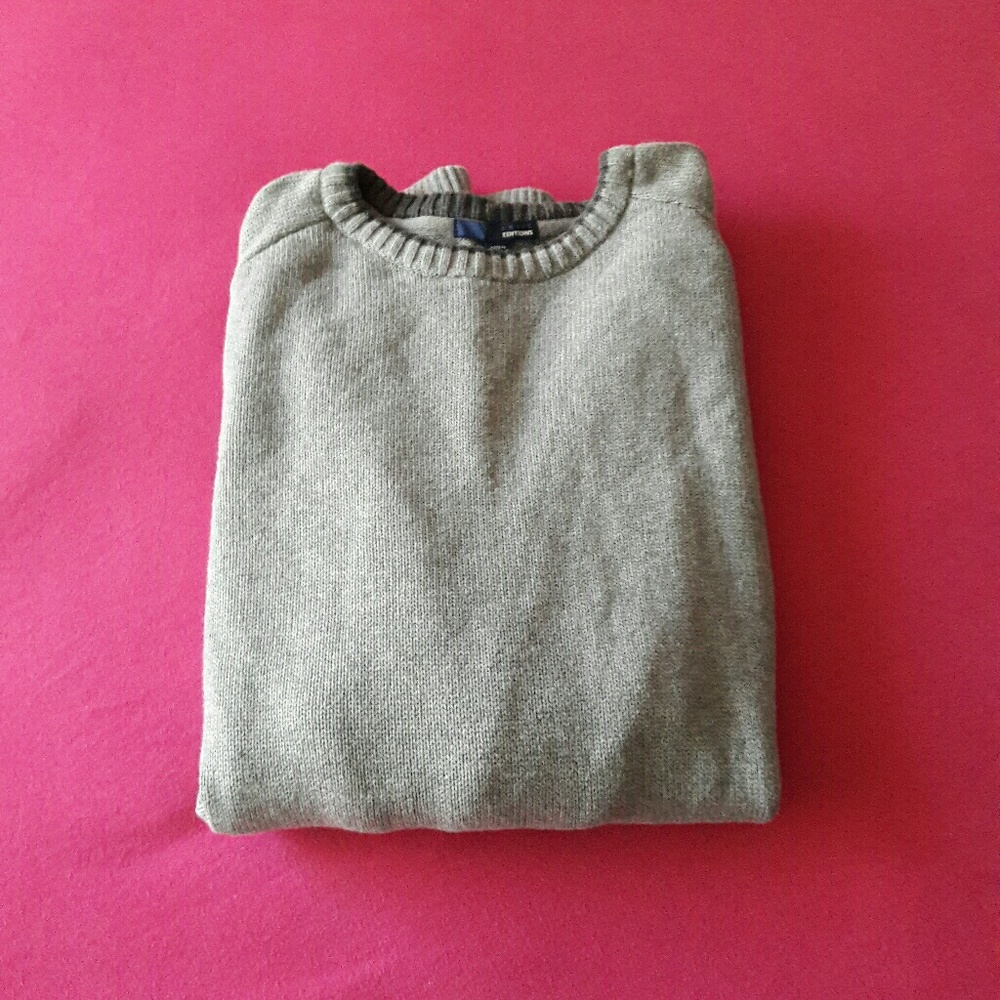 NICE GRAY MEN'S SWEATER