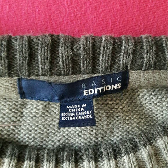 NICE GRAY MEN'S SWEATER - Picture 2 of 3