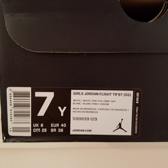 Girls jordan flight TR 97 size 7 - Picture 5 of 5