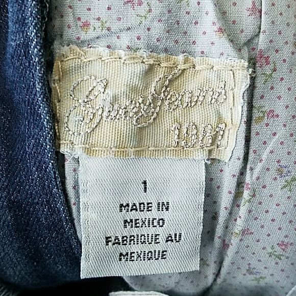 Guess Melia Ruffle Layered Denim Dress w/ Bustier - Picture 4 of 6