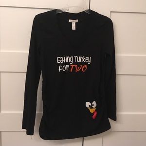 Thanksgiving maternity shirt