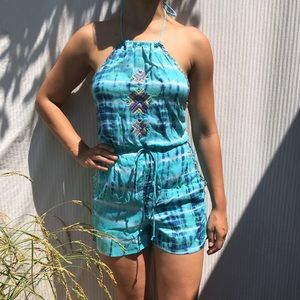 Tigerlily Yuli onesie. Tie-dye native-romper