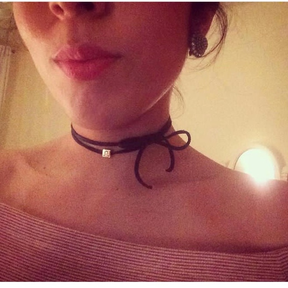 Wrap Choker necklace with Taurus sign pendant