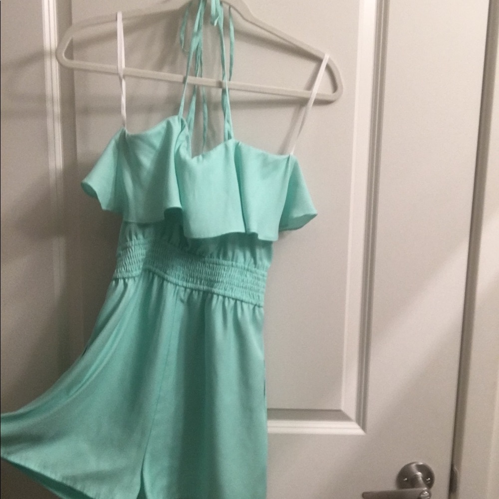New, never worn mint Romper from BCBGeneration.