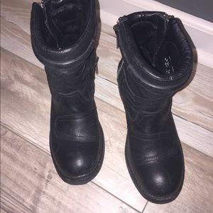 Ash destroyer biker boot