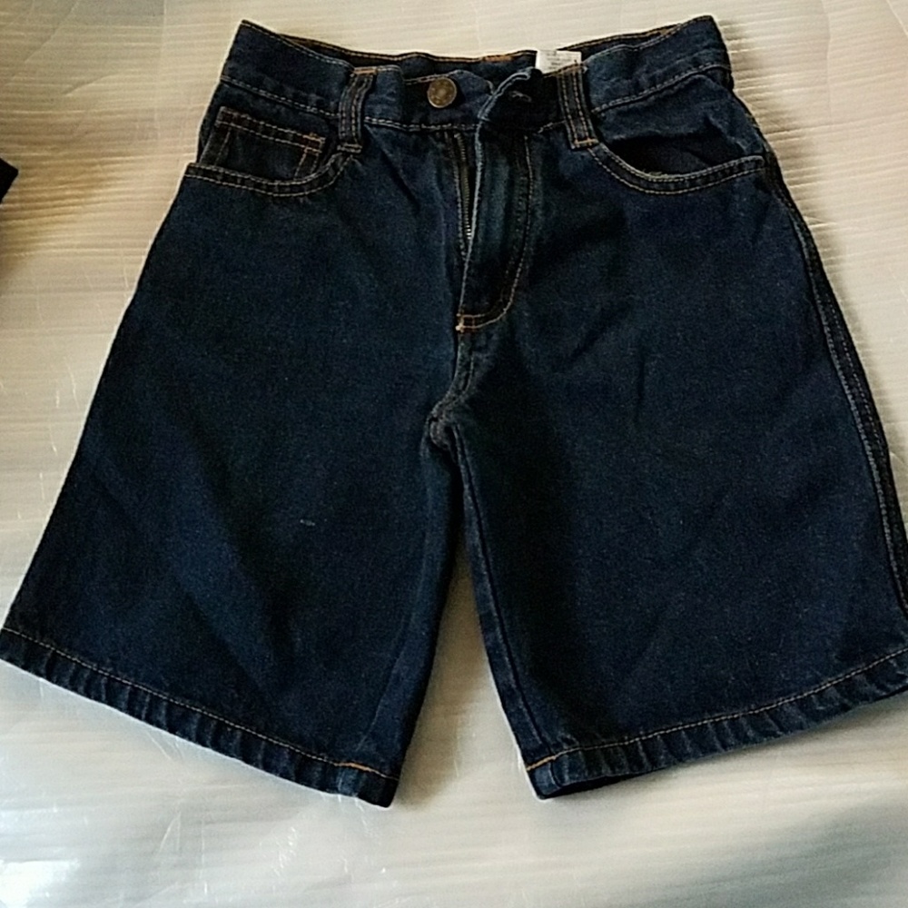 Kid Zone Dark Blue Denim shorts