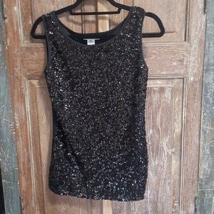 Anna-Kaci Sequin Sleeveless Top