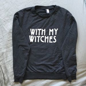 With my witches fleece