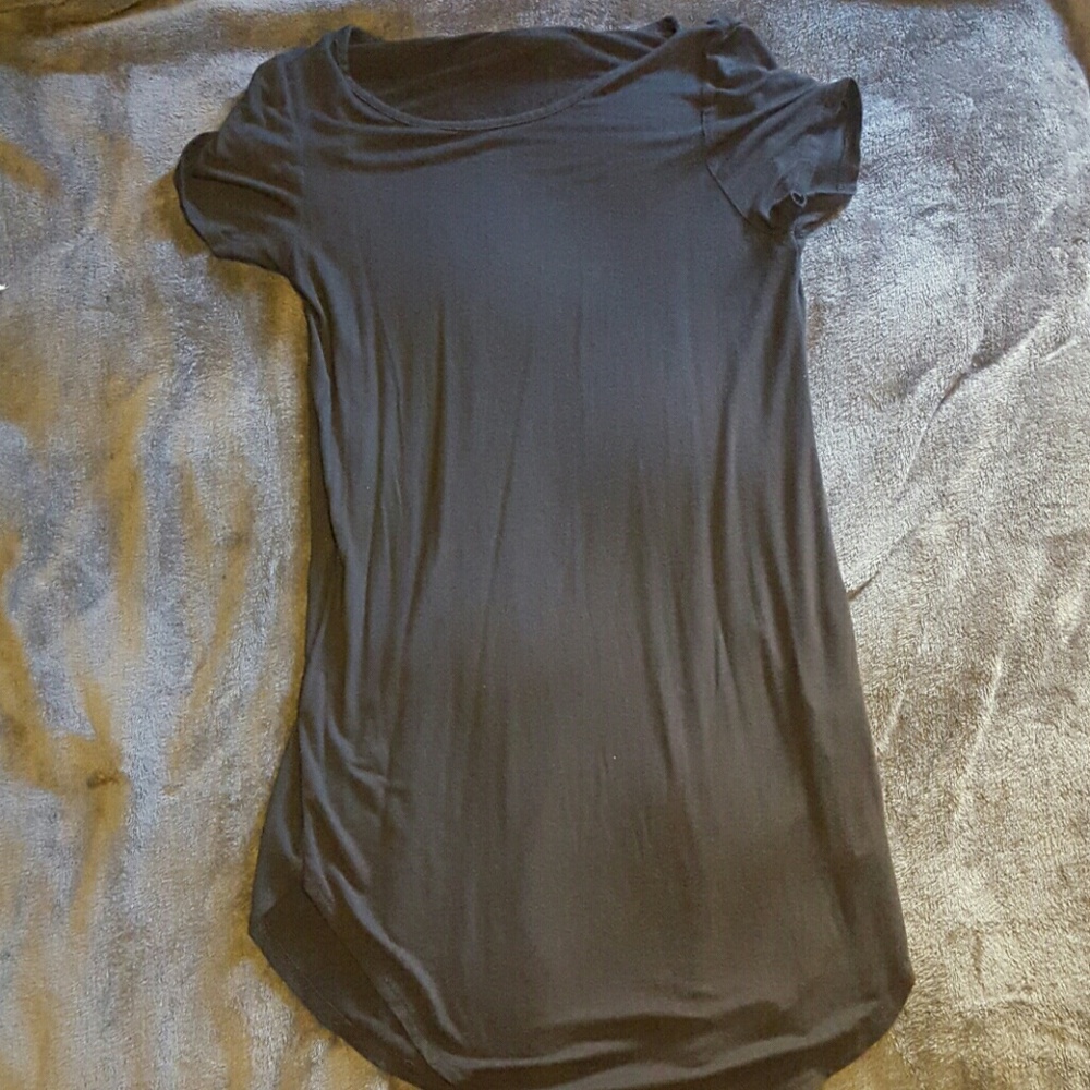 Black t-shirt dress