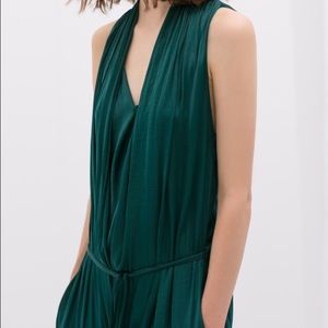 Final price drop! Zara emerald jumpsuit