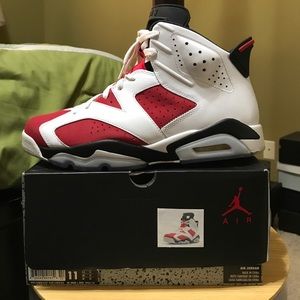 Air Jordan 6 Retro Carmin/White