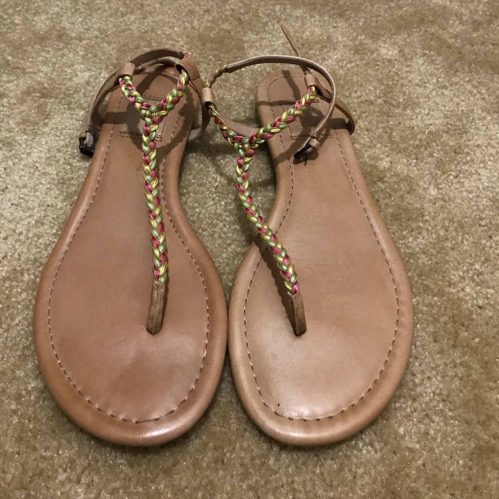 Ella moss leather sandal