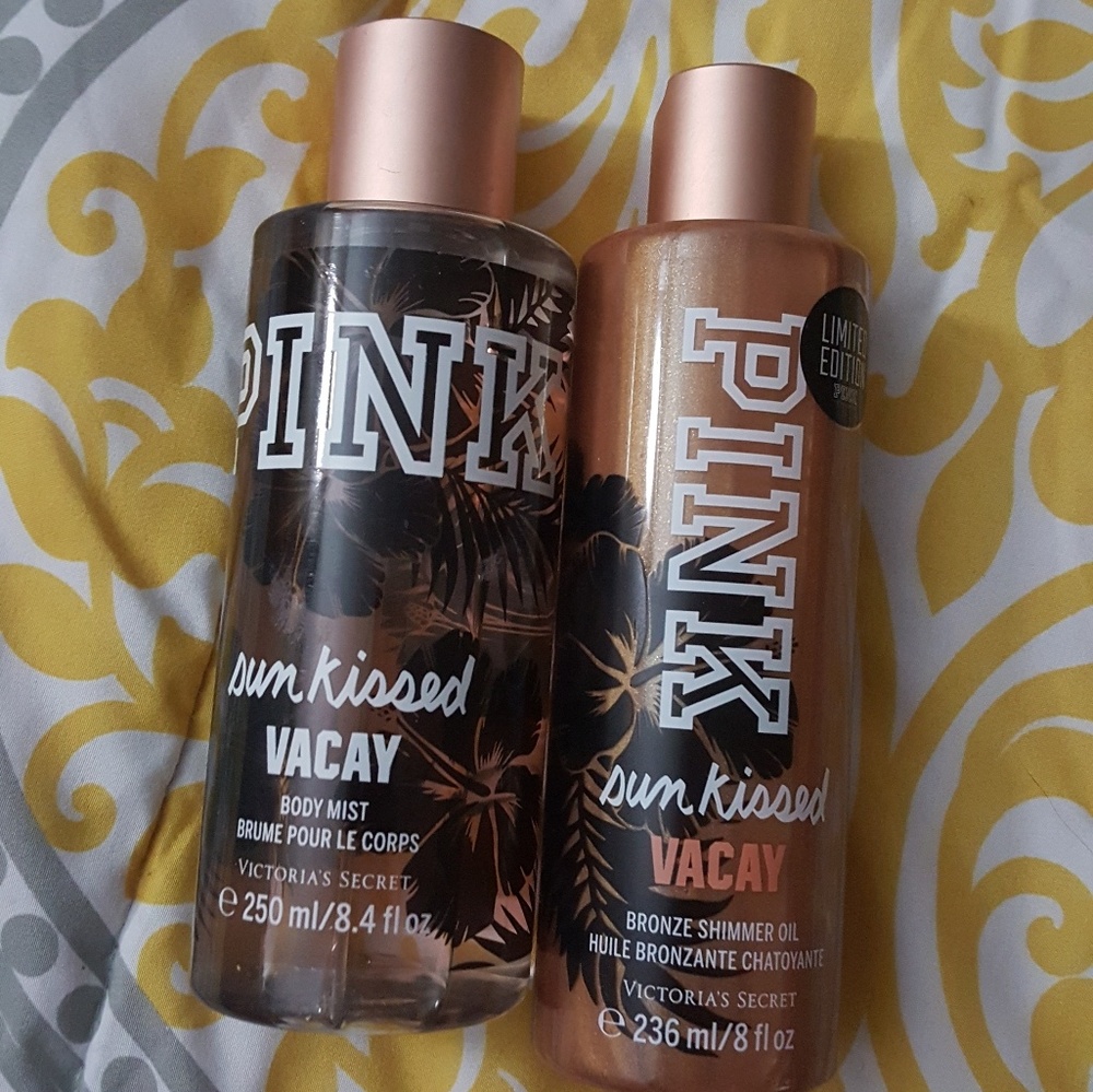 PINK Sun Kissed Spray & Bronze Shimmer Oil