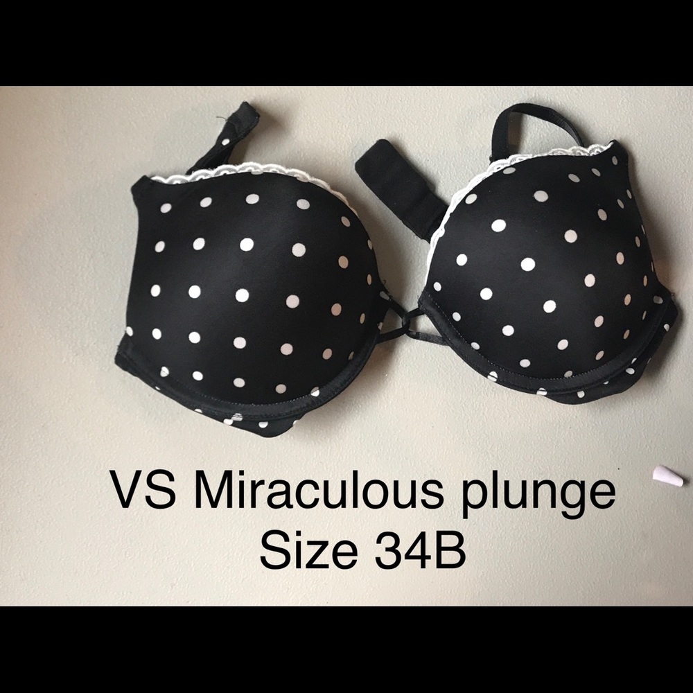 VS Miraculous Plunge bra 34B