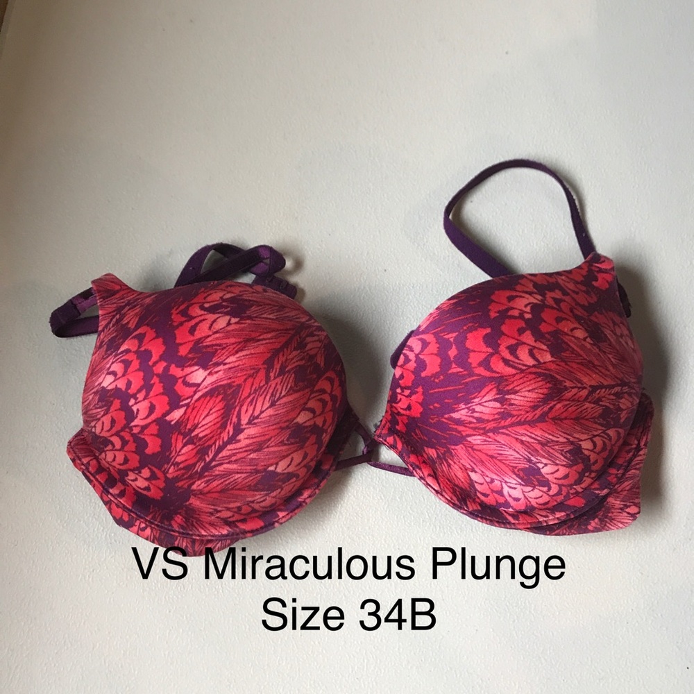 VS Miraculous Plunge bra size 34B