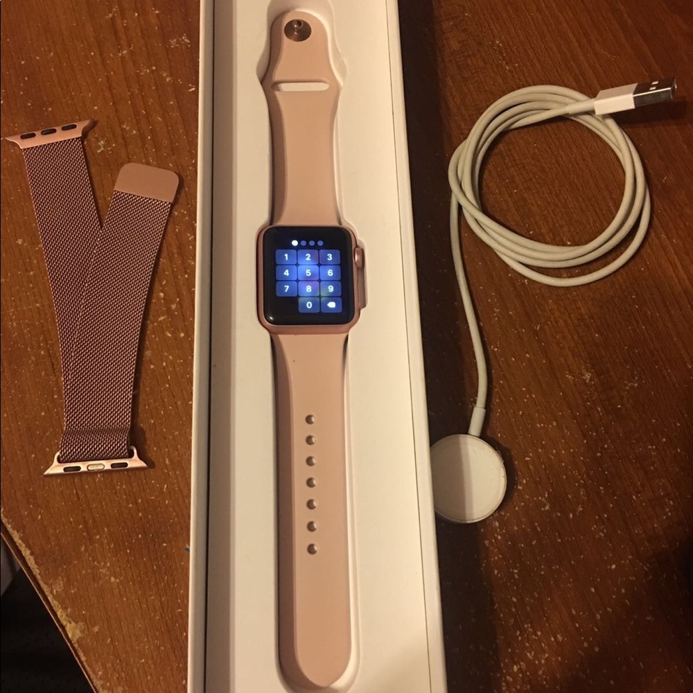 Rose Golda Apple Watch Serie 1 38mm