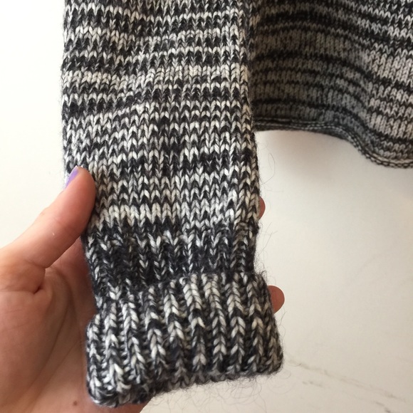 Madewell Grey Knit Wool Alpaca Boat Neck Sweater - Picture 8 of 8