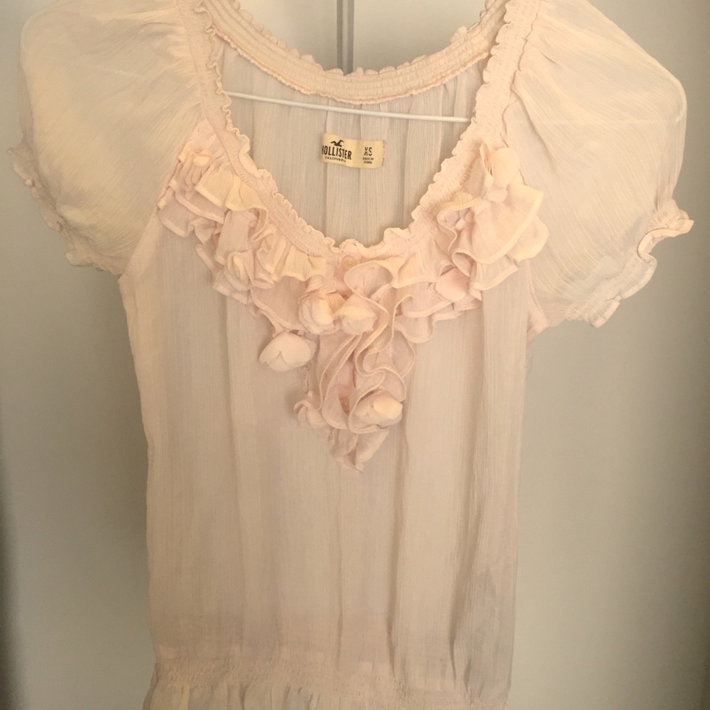 Hollister Sheer Top/Blouse