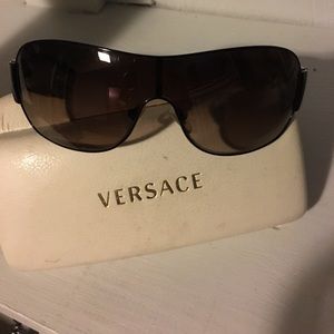 Authentic Versace black like new sunglasses