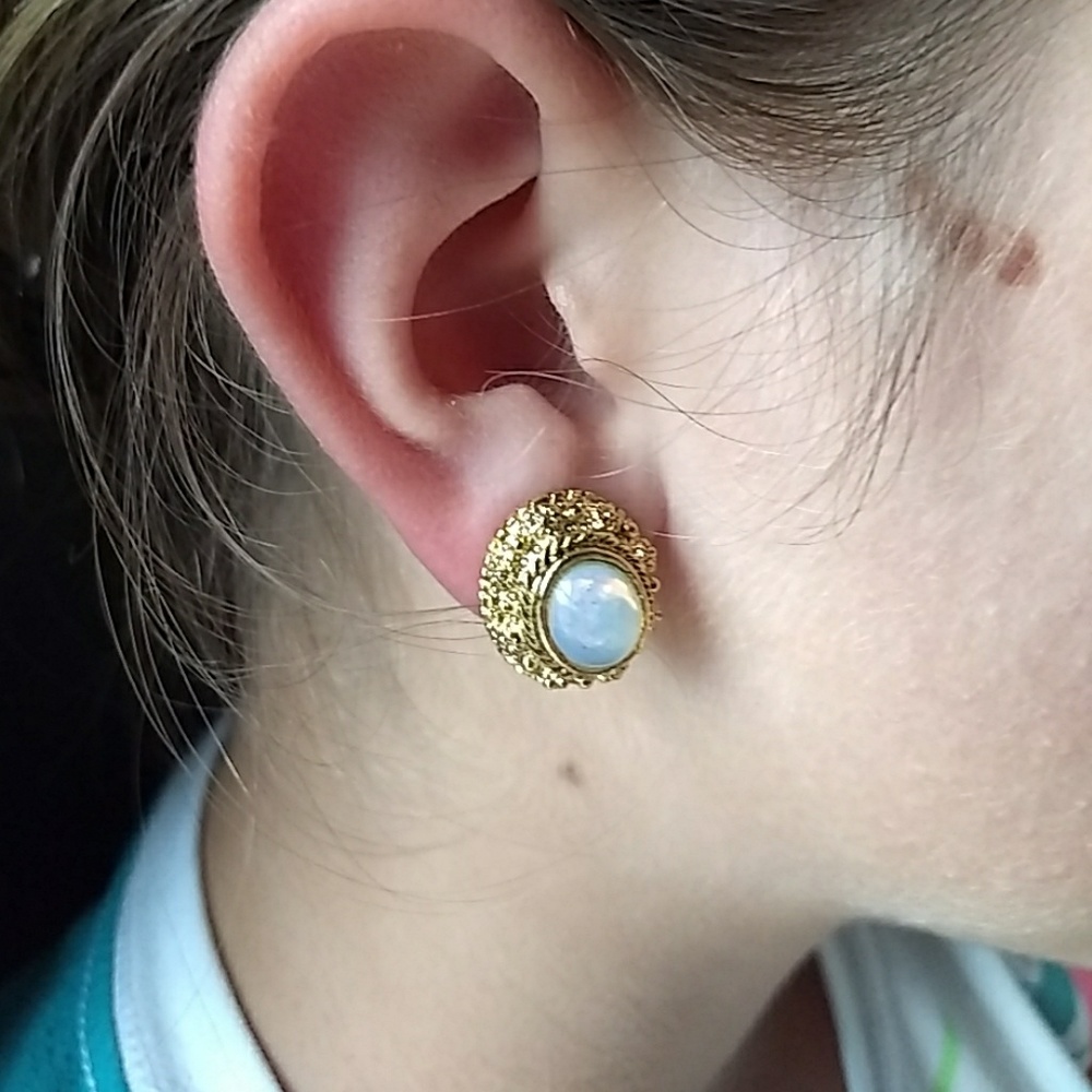 Vintage clip on earrings
