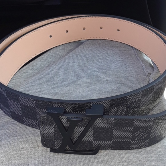 all black lv belt