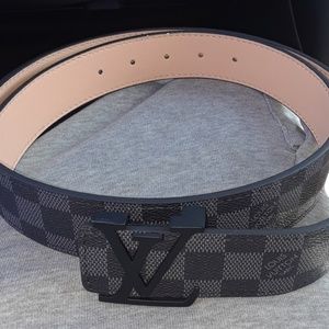 Black LV belt