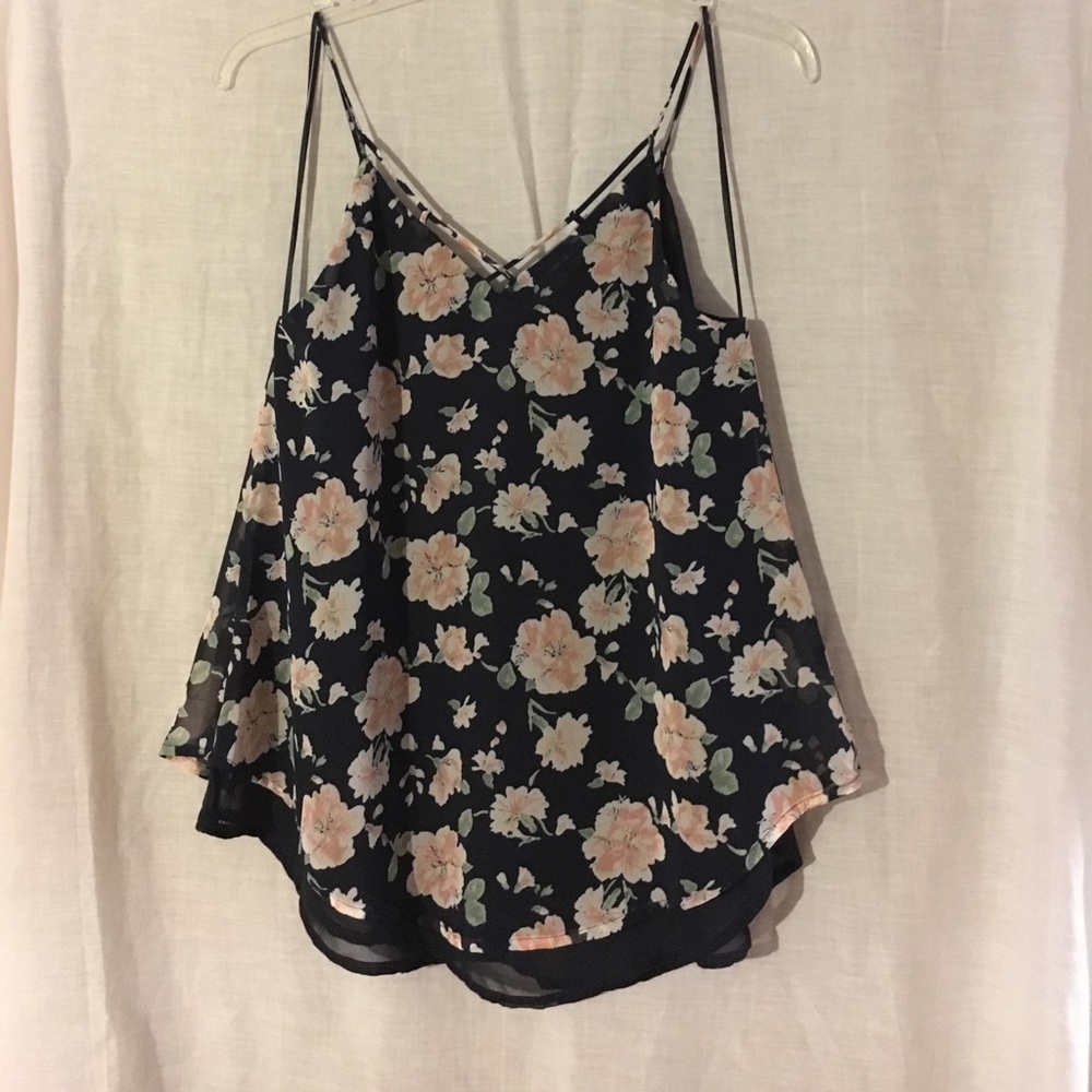 Floral Print Tank Top