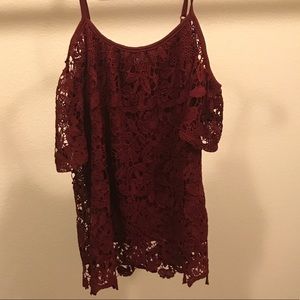 Off the shoulder shirt