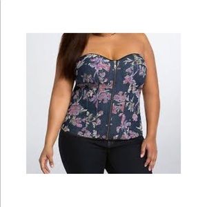 Beautiful Floral Corset from Torrid