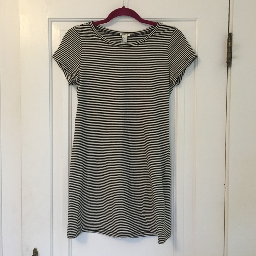 Striped tshirt dress