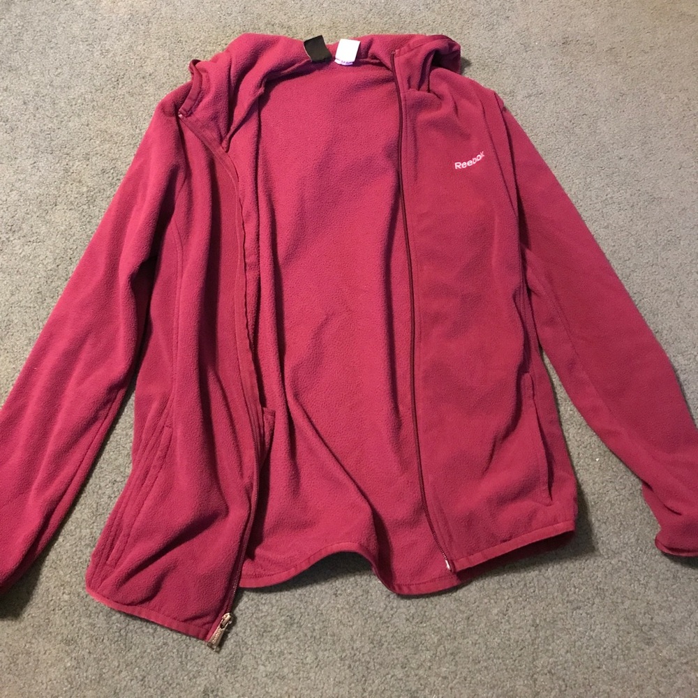Reebok fleece zip up