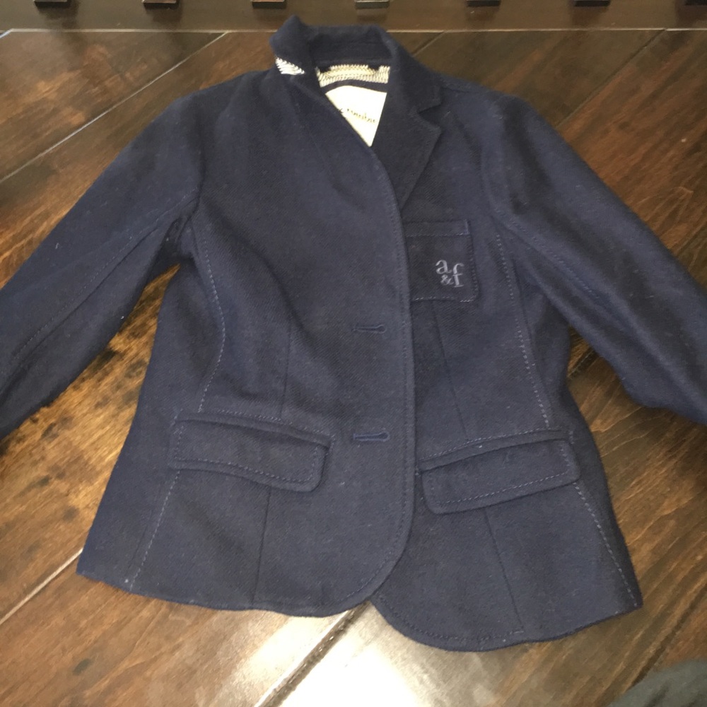 Abercrombie kids medium navy blazer