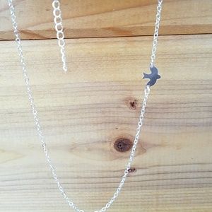 Dove Necklace in Silver New