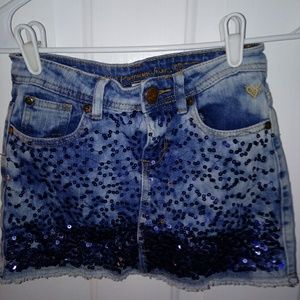 Girls justice sequin skirt 10