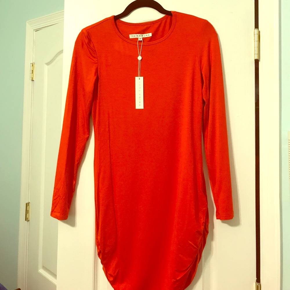 Orange/red Trina Turk dress