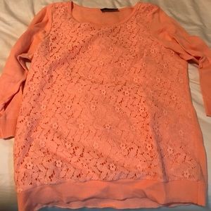 The Limited Lace 3/4 Sleeve Sweater