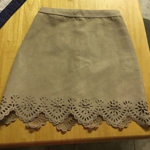 Tan 00 Hollister Skirt