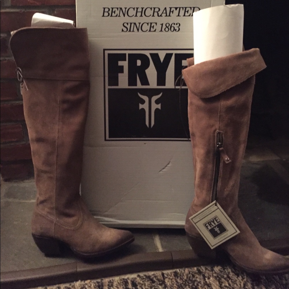 Frye Suade Sacha Over the Knee Boots