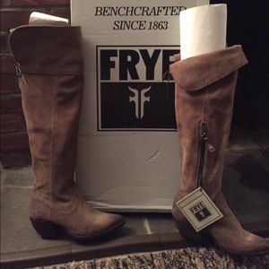 Frye Suade Sacha Over the Knee Boots