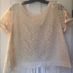 Adorable Lauren Conrad lace top